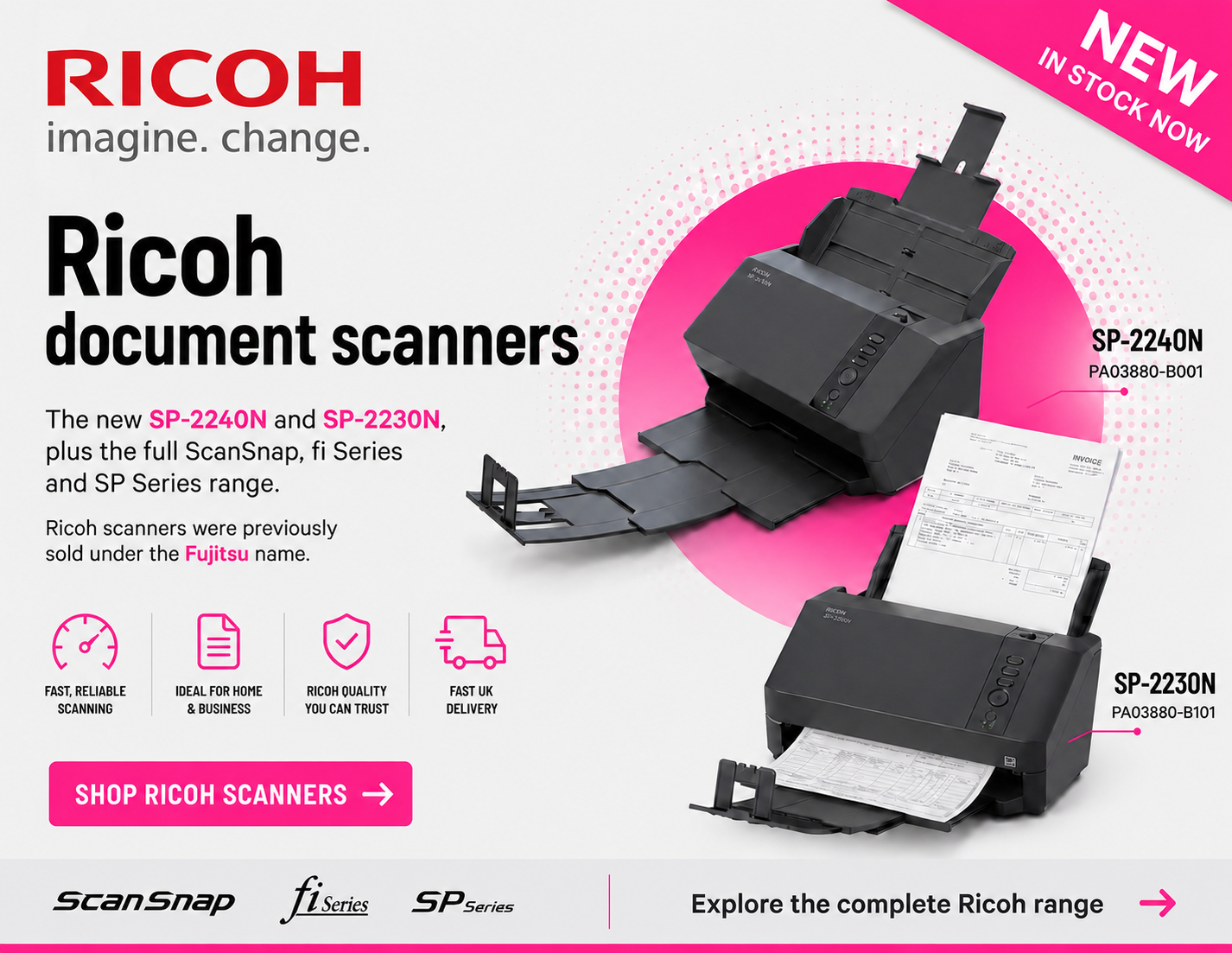 Ricoh document scanners - speed, reliability, quality