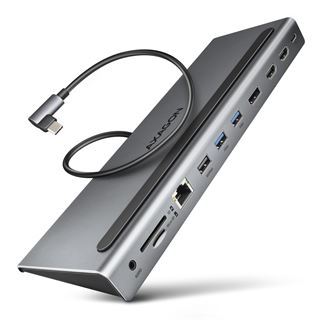 AXAGON HMC-4KX3 Laptop Docks & Port Replicators - Grey