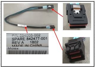 HPE 842477-001 rack accessory Cable kit