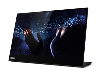 Lenovo M14t Computer Monitors - 14 Inches - Black