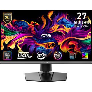 MSI 272UP Computer Monitors - 26.5 Inches - Black