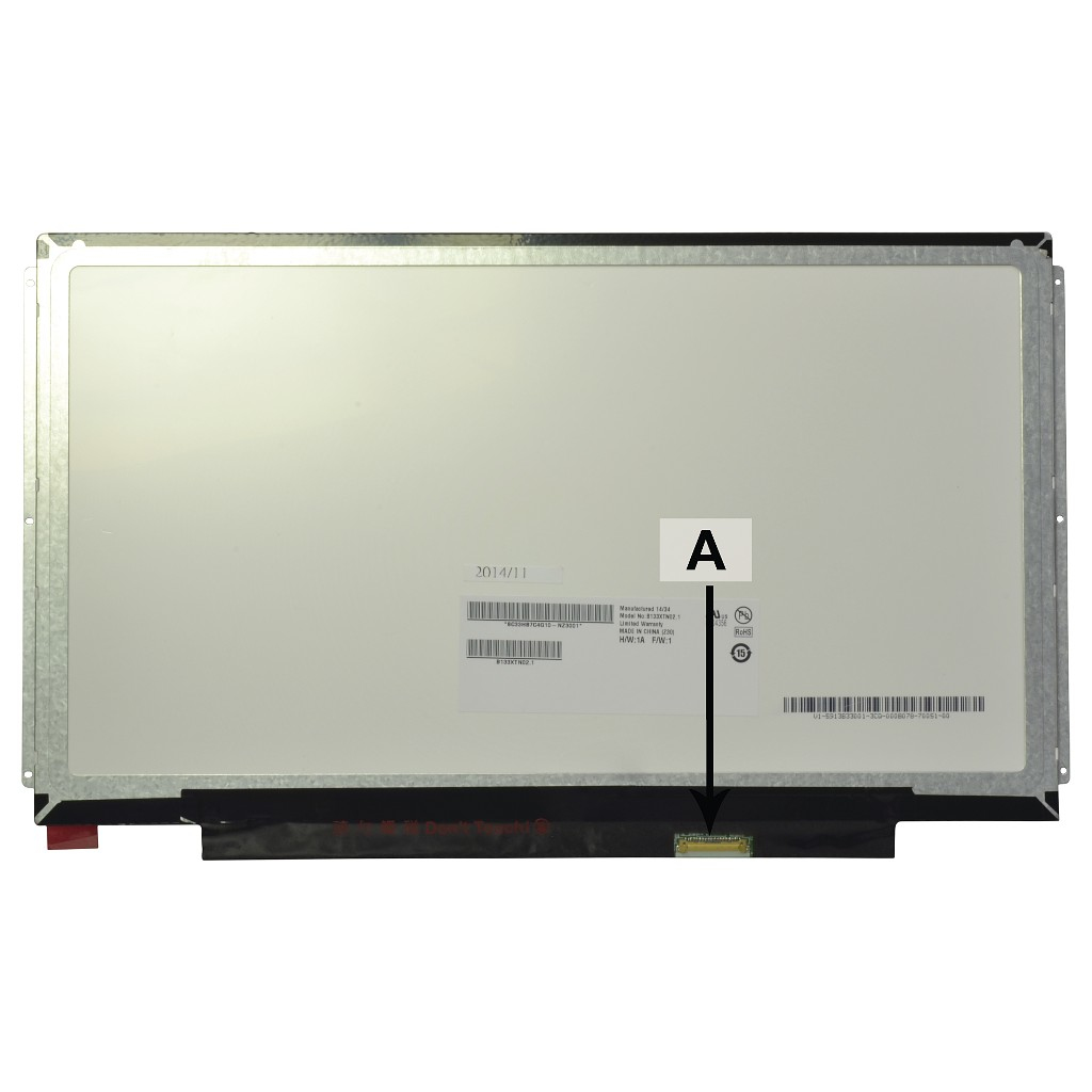 2-Power 2-Power Laptop Spare Parts - 13.3 Inches - Black