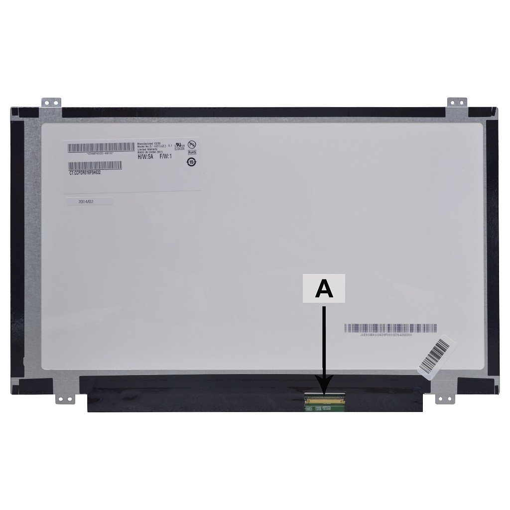 2-Power 2-Power Laptop Spare Parts - 14 Inches - Black