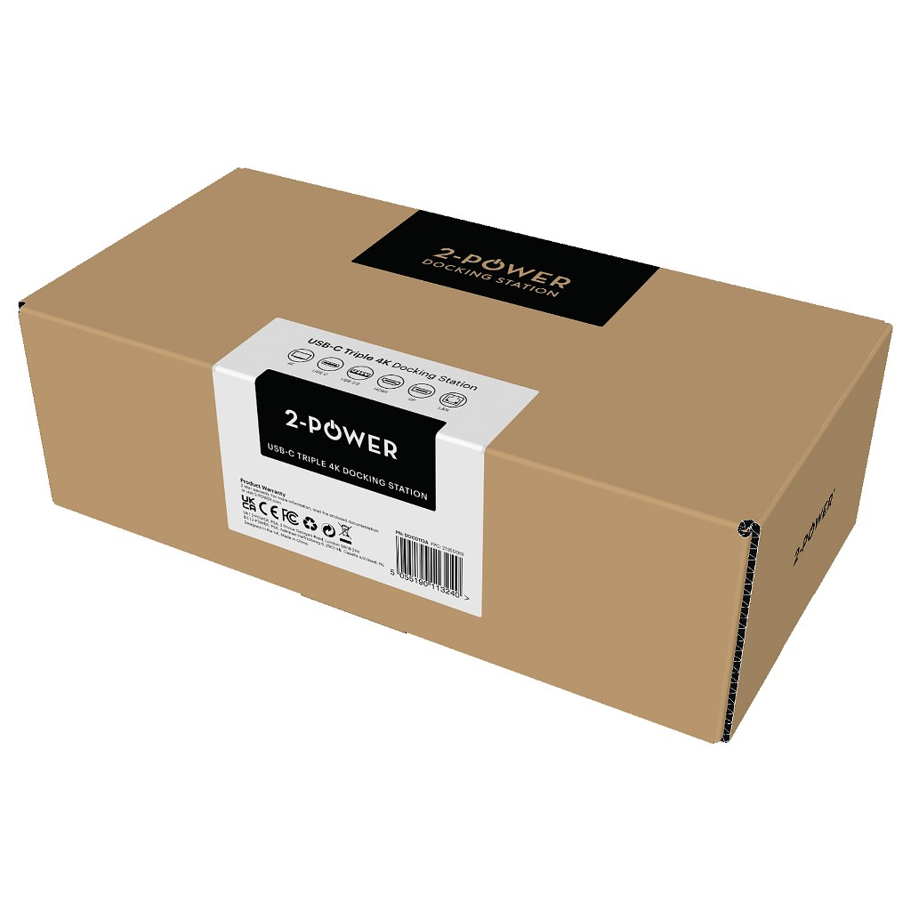 2-Power 2-Power Laptop Docks & Port Replicators - Black