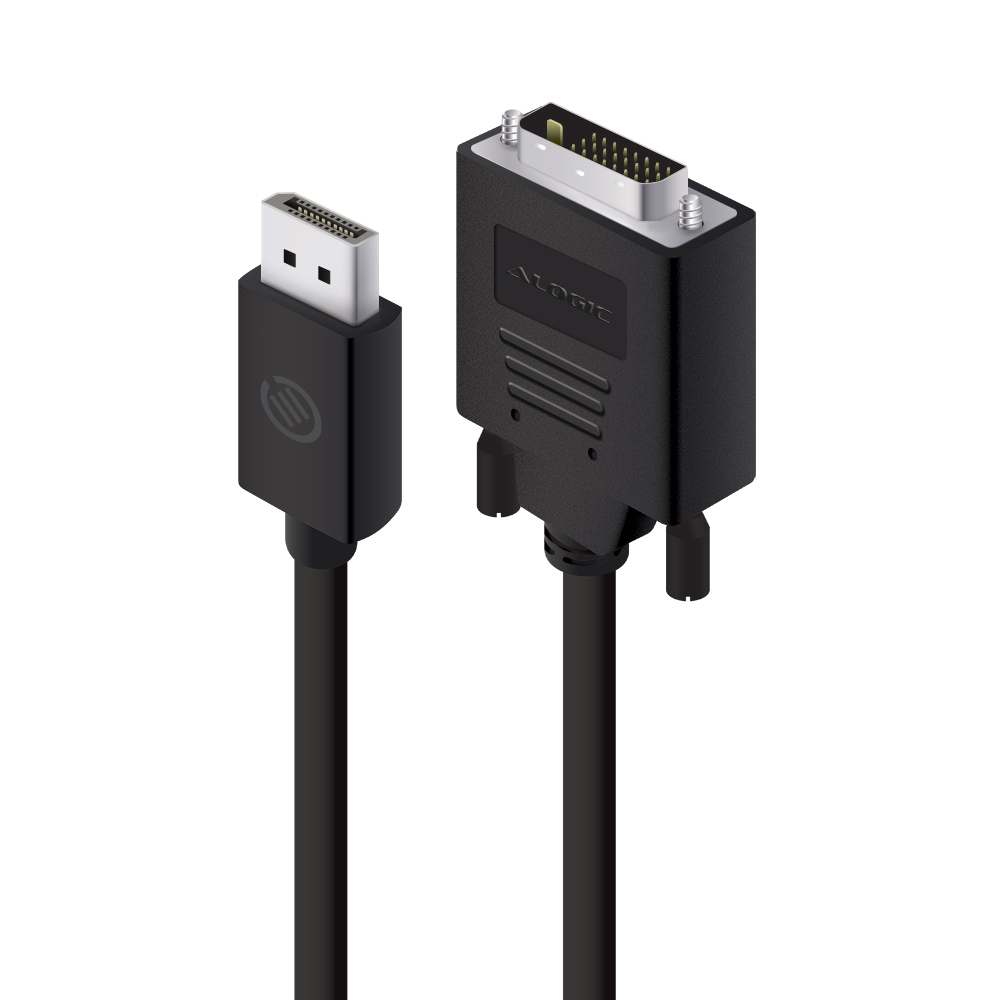 ALOGIC 2m DisplayPort to DVI Cable - Male to Male - ELEMENTS Series