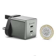 ALOGIC 2X45 Rapid Power 45W GaN Charger 2xUSB-C (UK Version)