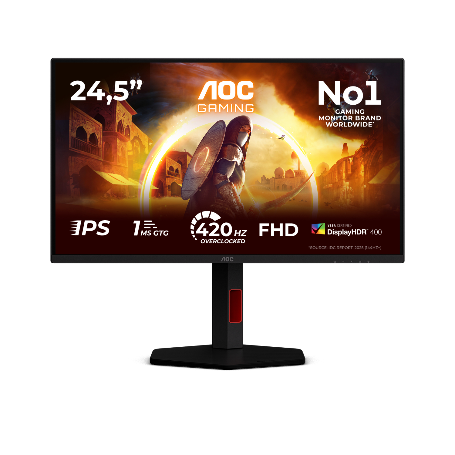 AOC 25G4KUR Computer Monitors - 24.5 Inches - Multi