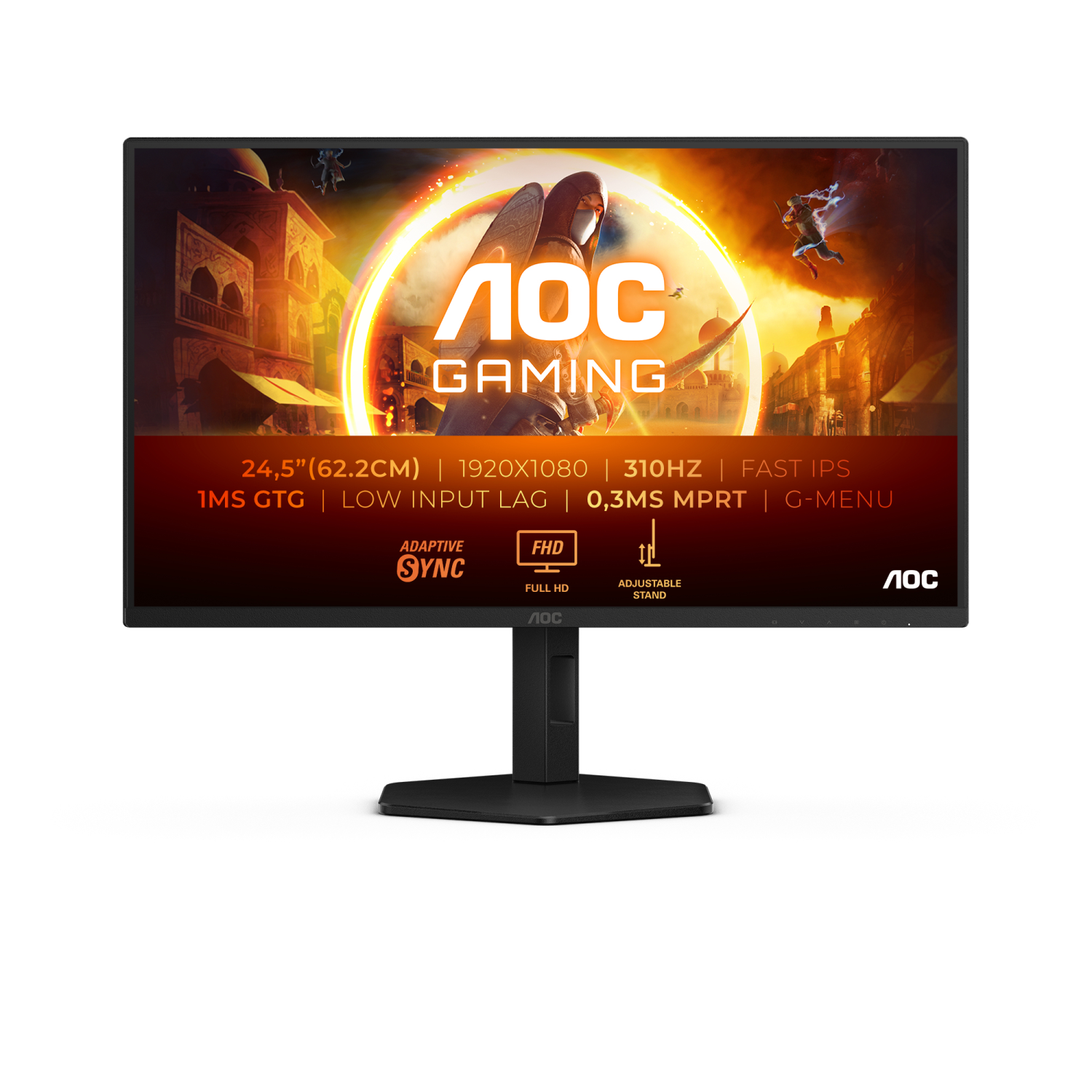 AOC 25G4SXU Computer Monitors - 24.5 Inches - Multi