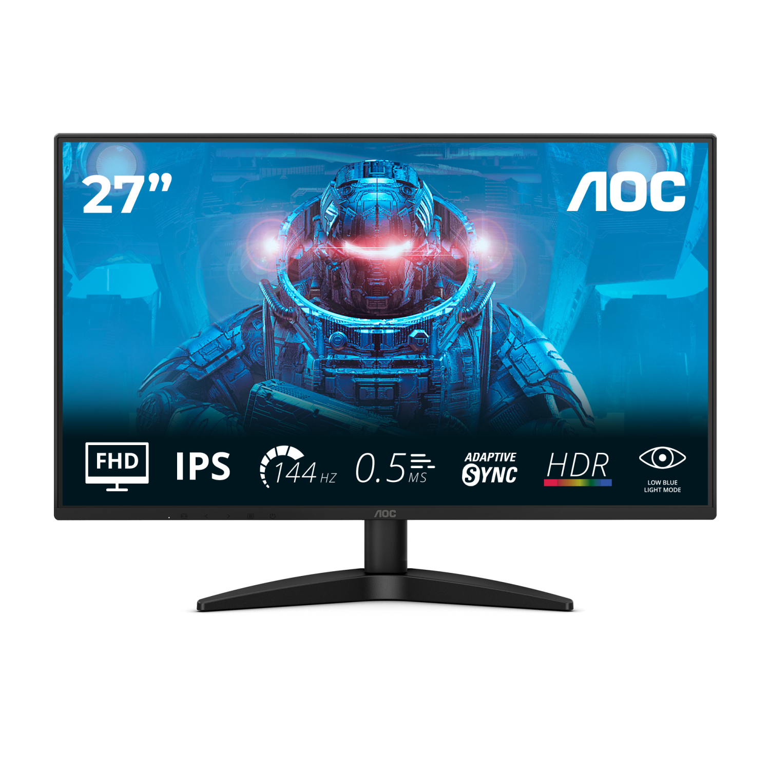 AOC 27B36X Computer Monitors - 27 Inches - Black