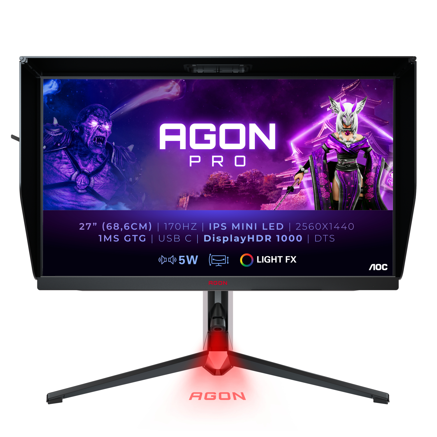 AOC AG274QXM Computer Monitors - 27 Inches - Multi