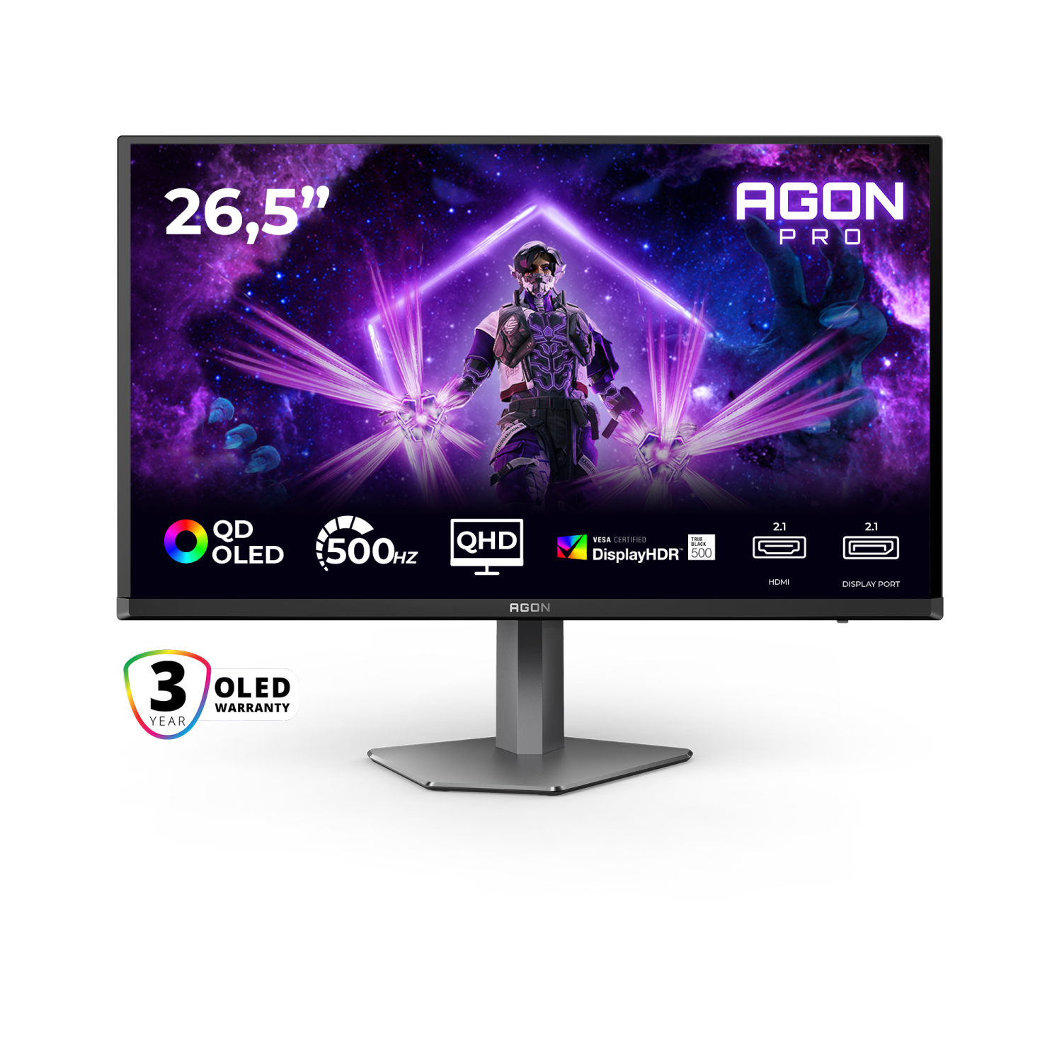 AOC AG276QKD2 Computer Monitors - 26.5 Inches - Multi