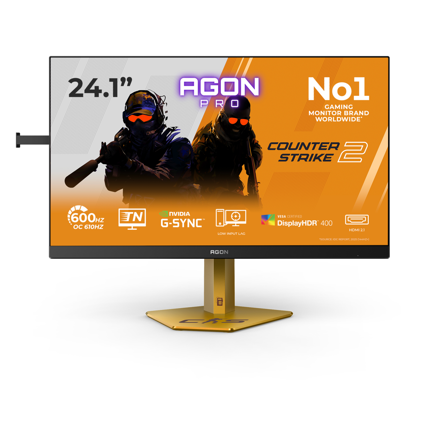 AOC CS24A Computer Monitors - 24.1 Inches - Black