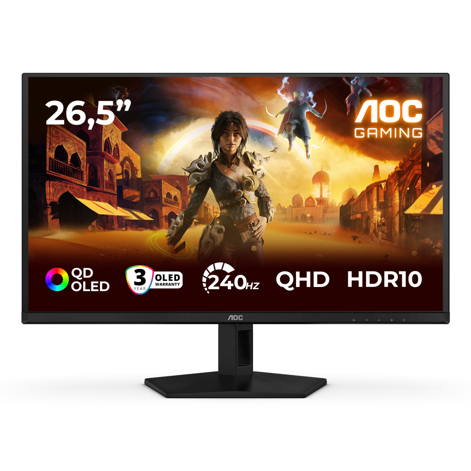 AOC Q27G41ZDF Computer Monitors - 26.5 Inches - Multi