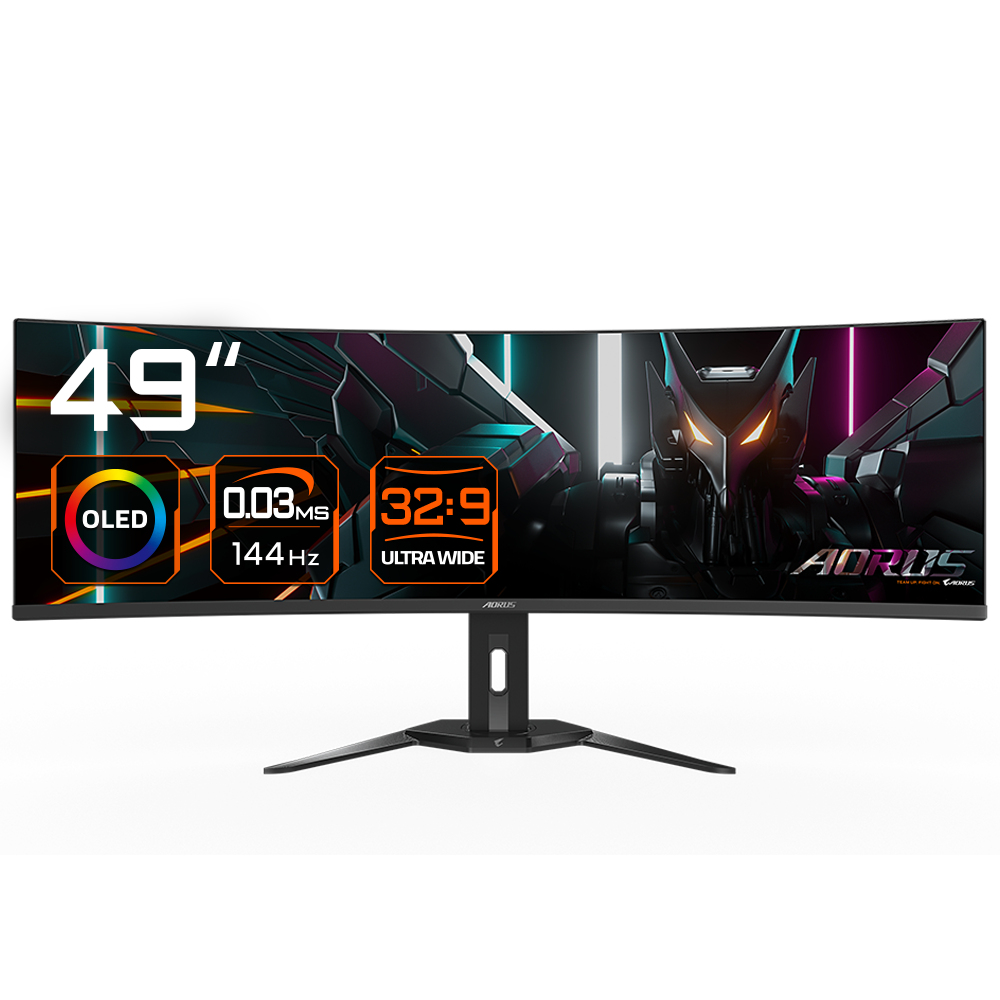 AORUS CO49DQ Computer Monitors - 49" - Black