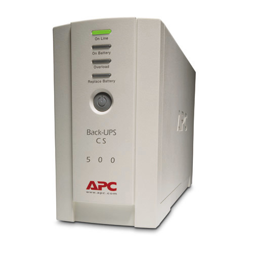 APC Back-UPS uninterruptible power supply (UPS) Standby (Offline) 0.5 kVA 300 W 4 AC outlet(s)
