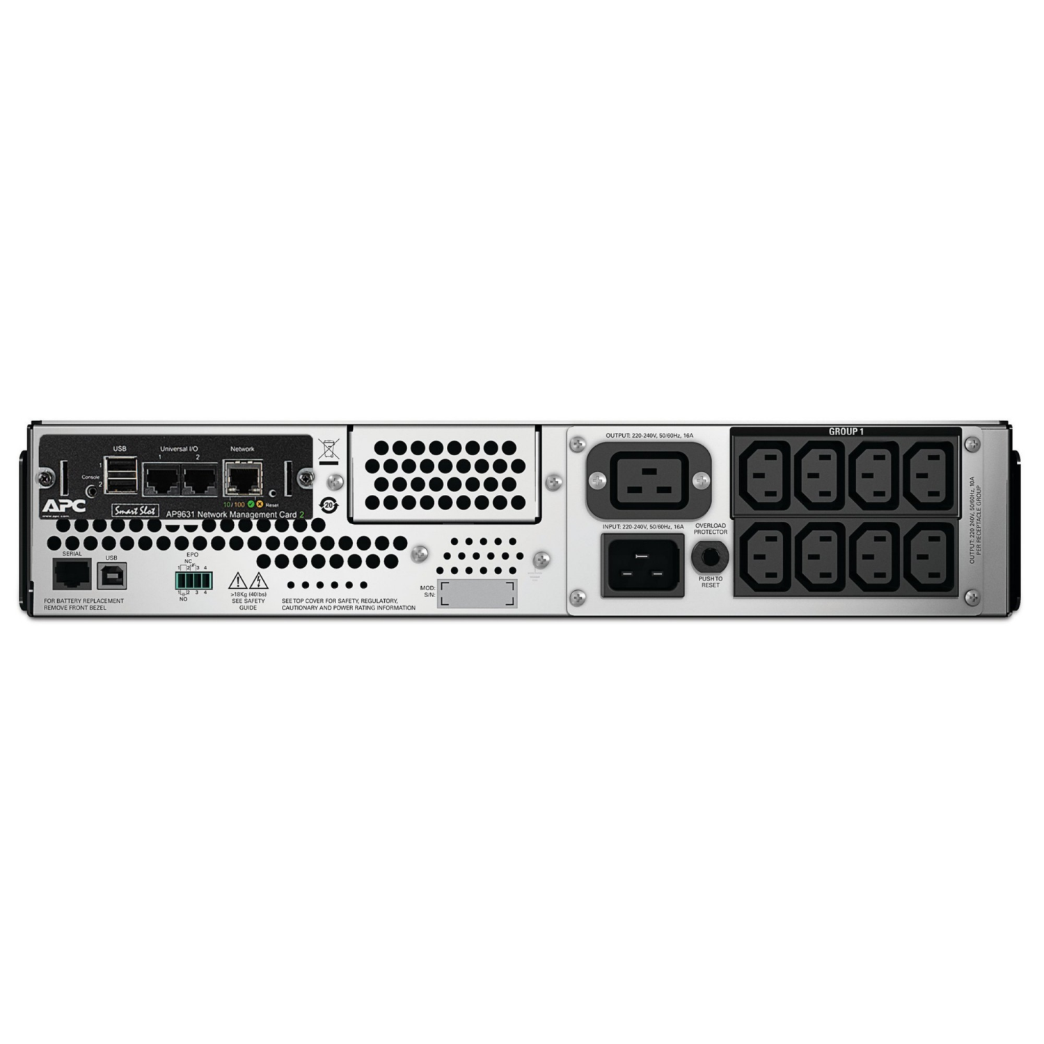 APC SMT3000RMI2UNC Uninterruptible Power Supplies (UPSs) - Black