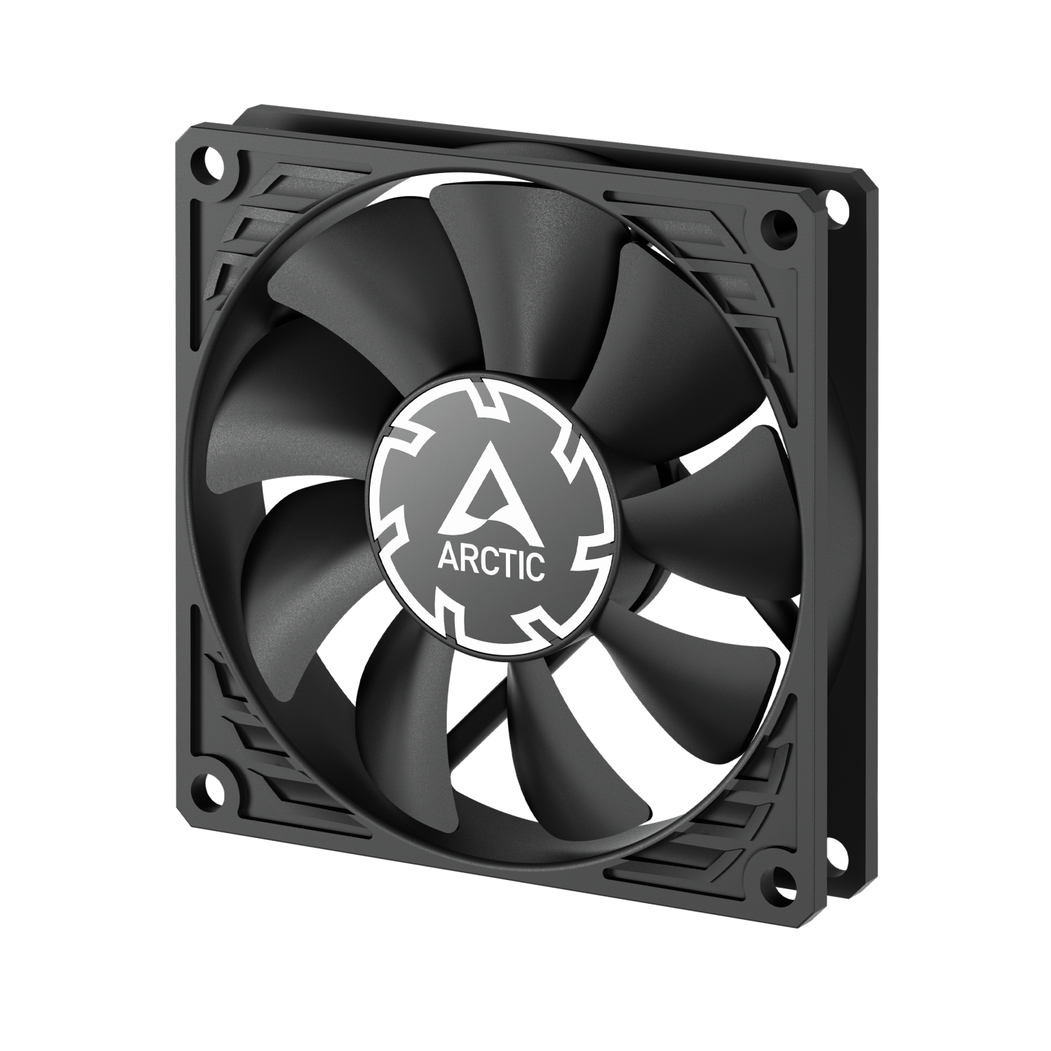 ARCTIC P8 Slim 8cm PWM PST Case Fan, Black, Fluid Dynamic, 300-3000 RPM, PWM Splitter