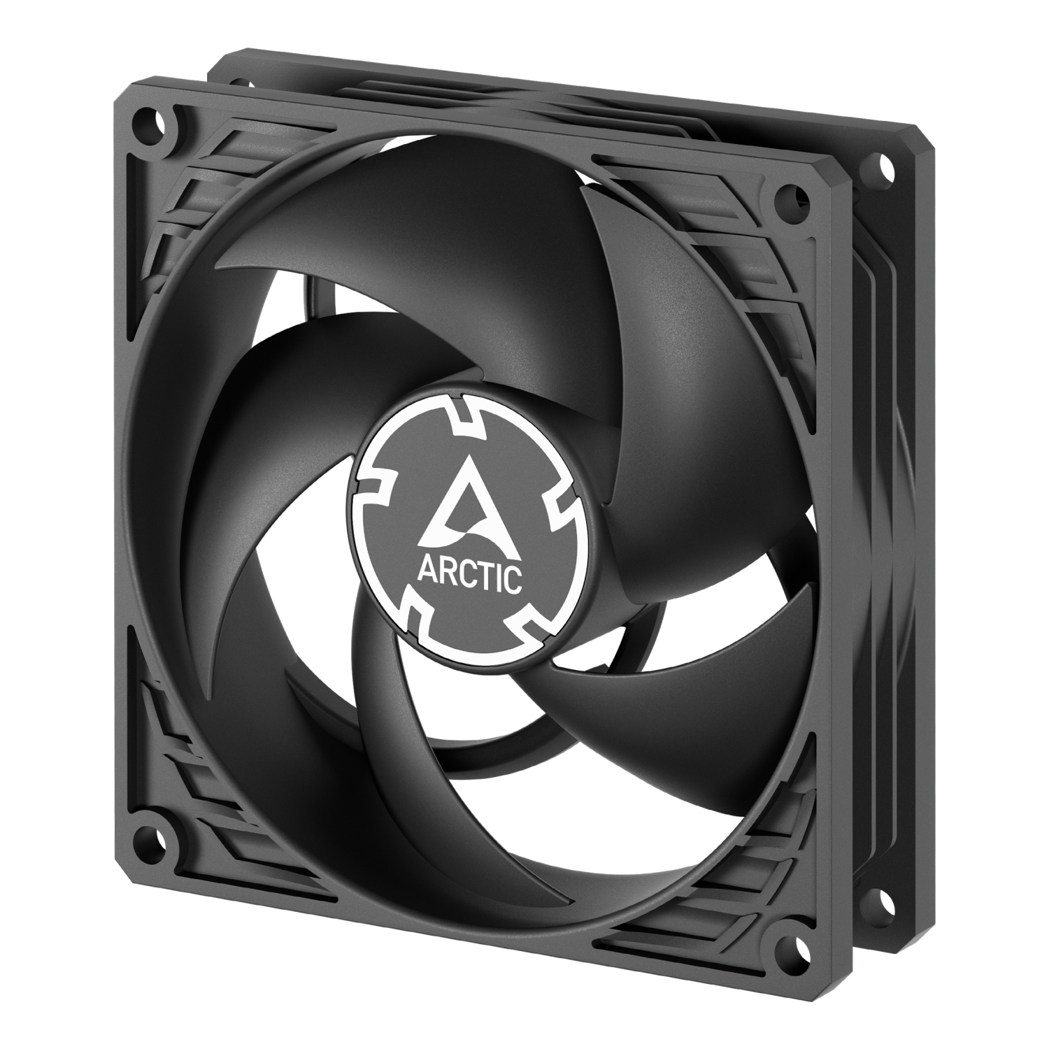ARCTIC P9 PWM PST CO (Black) - 92 mm PWM Fan with Cable Splitter for Continuous Operation