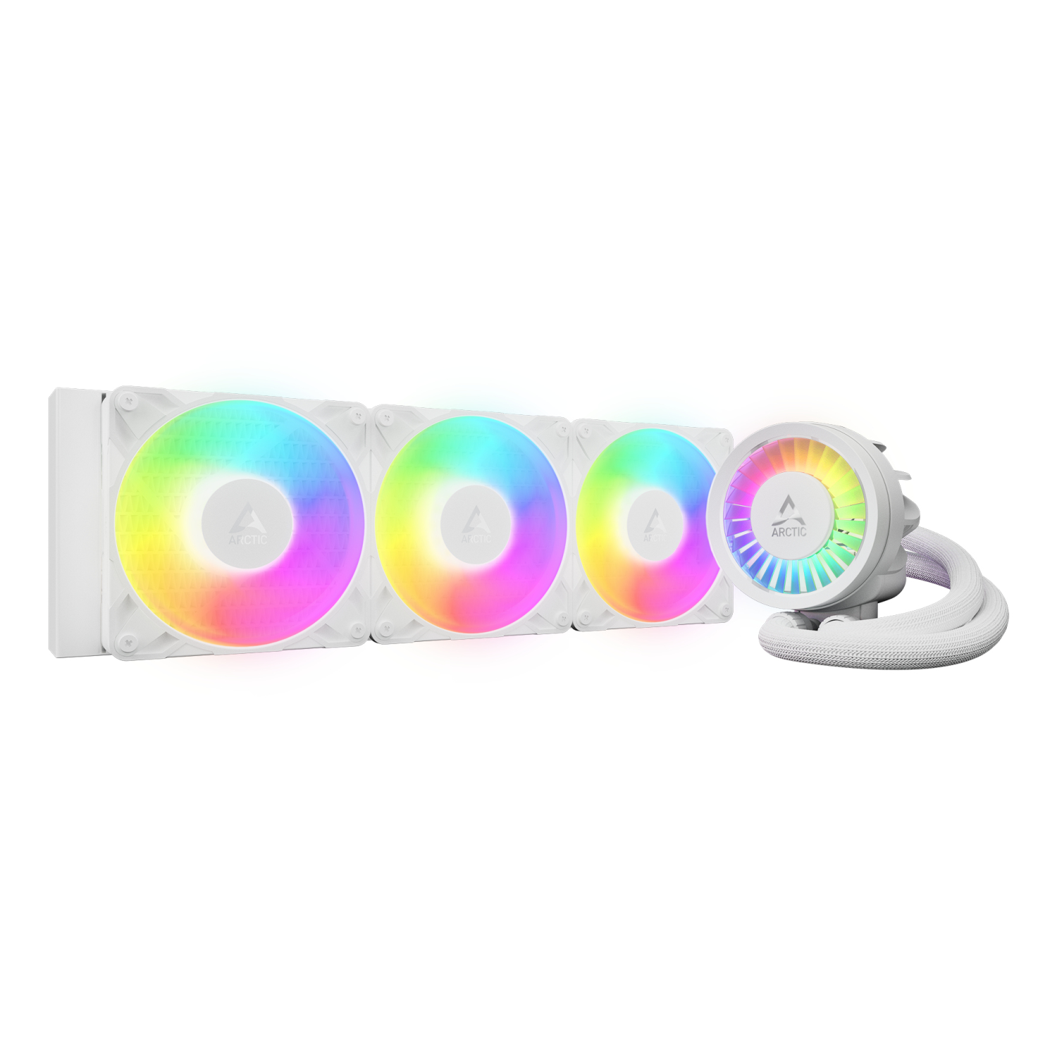 ARCTIC Liquid Freezer III Pro 360 A-RGB (White) - Multi Compatible All-in-One CPU Water Cooler with A-RGB