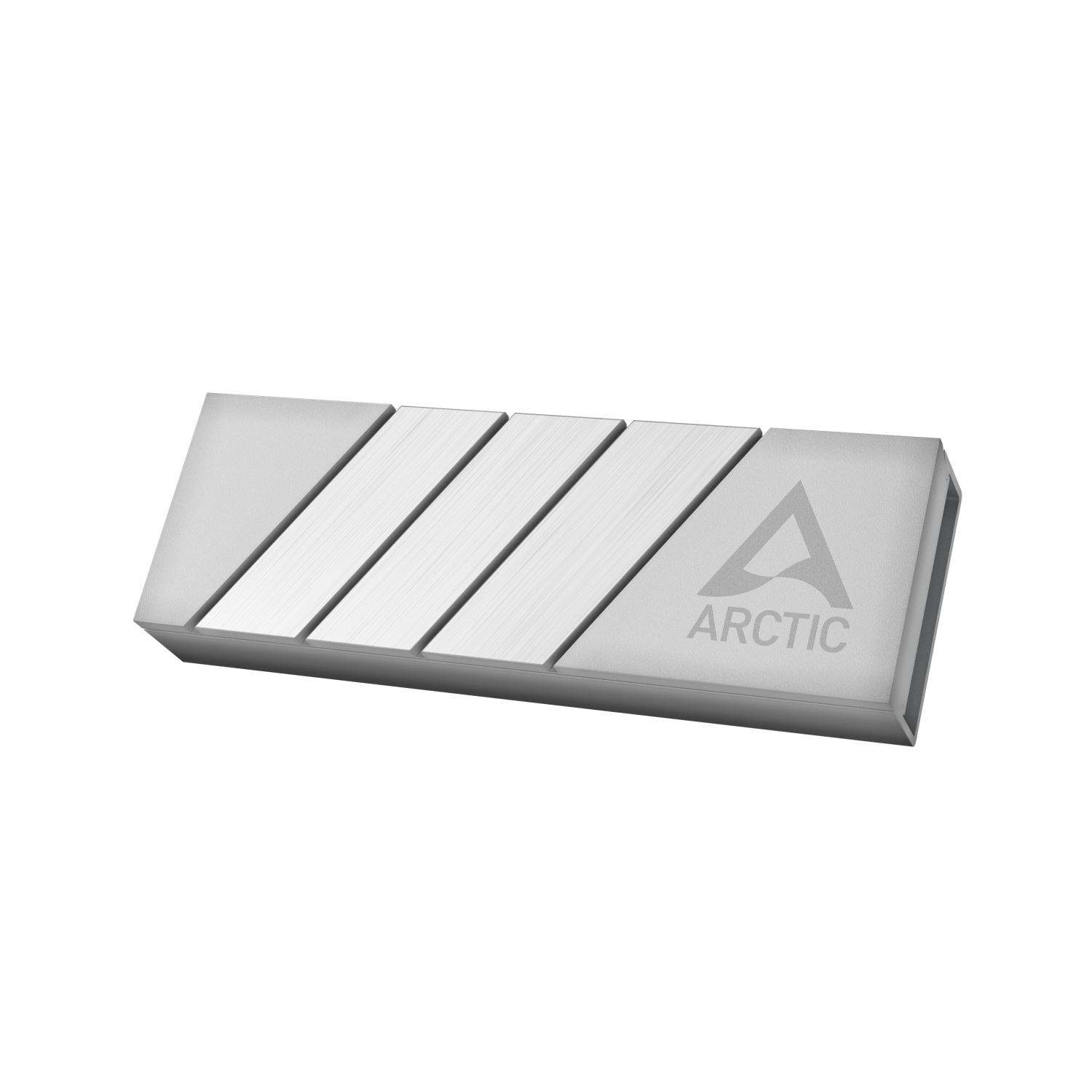 ARCTIC M2 Pro (Silver) M.2 SSD Heatsink, For Single & Double Sided M.2 2280 Modules, Thermal Pads Included