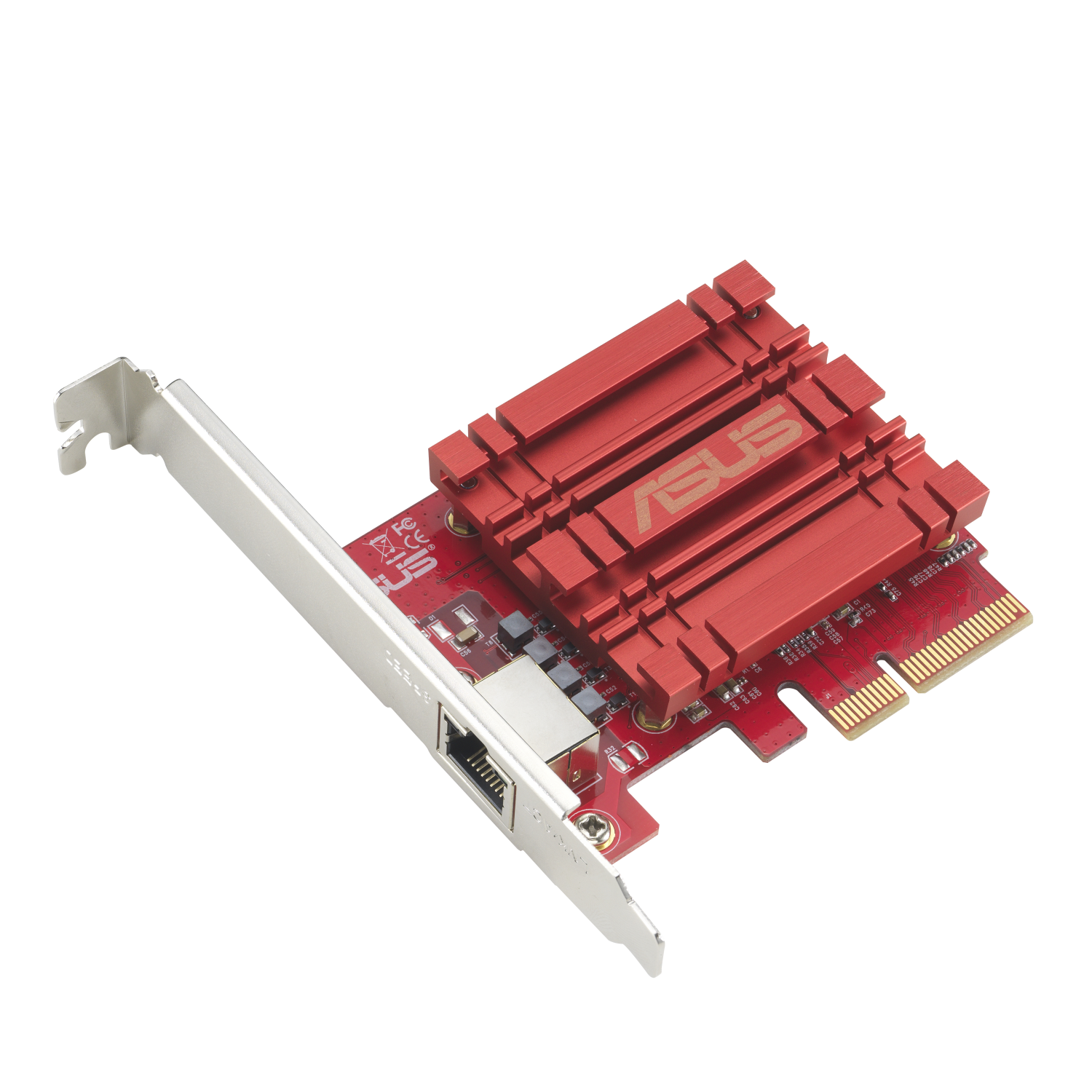 ASUS XG-C100C Network Cards - Red