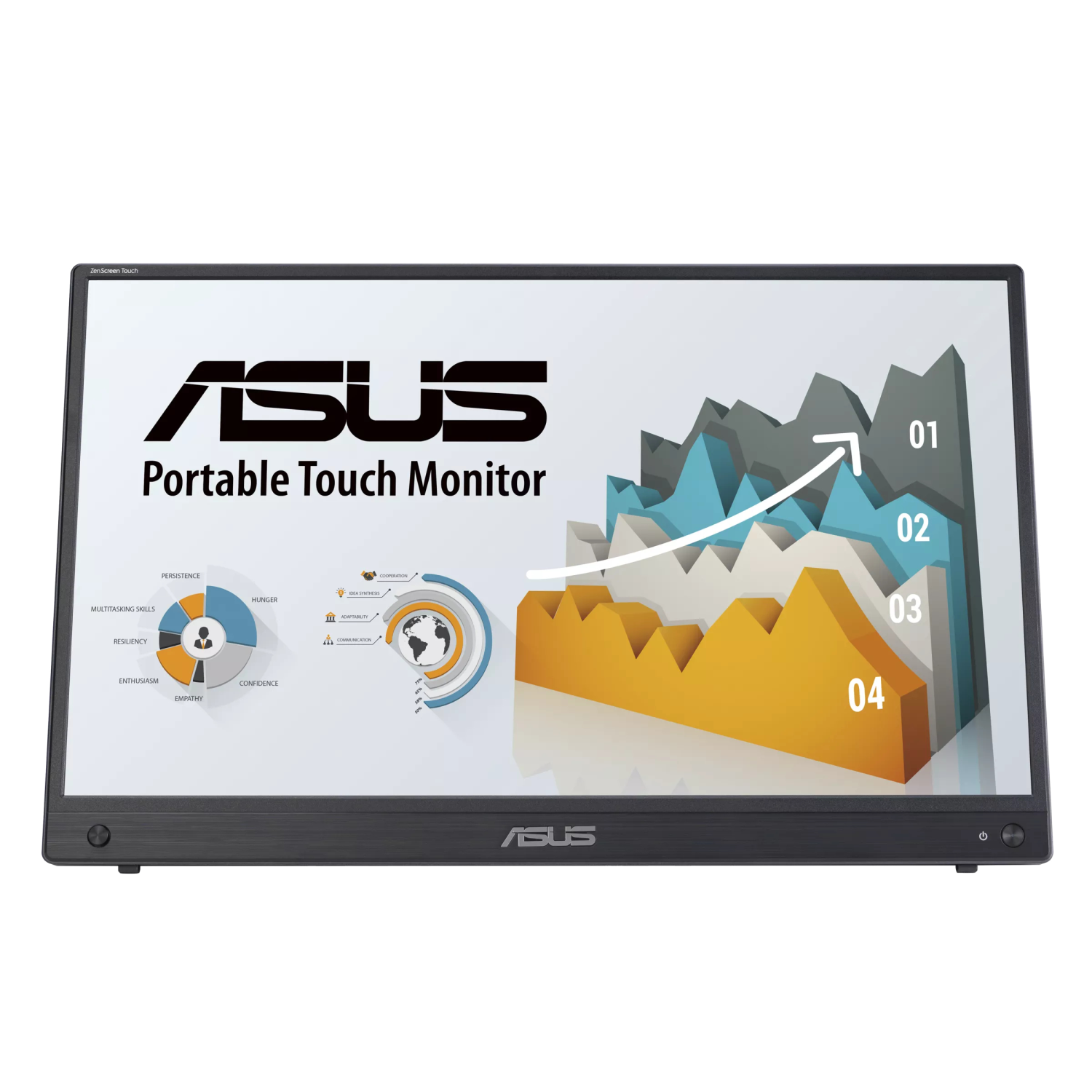 ASUS MB16AMTR Computer Monitors - 15.6 Inches - Black