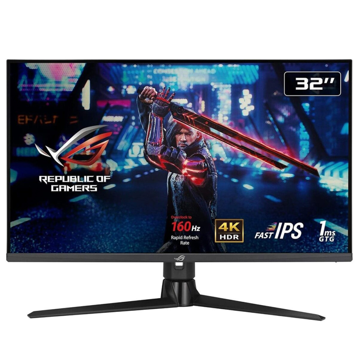 ASUS XG32UQ Computer Monitors - 32 Inches - Black