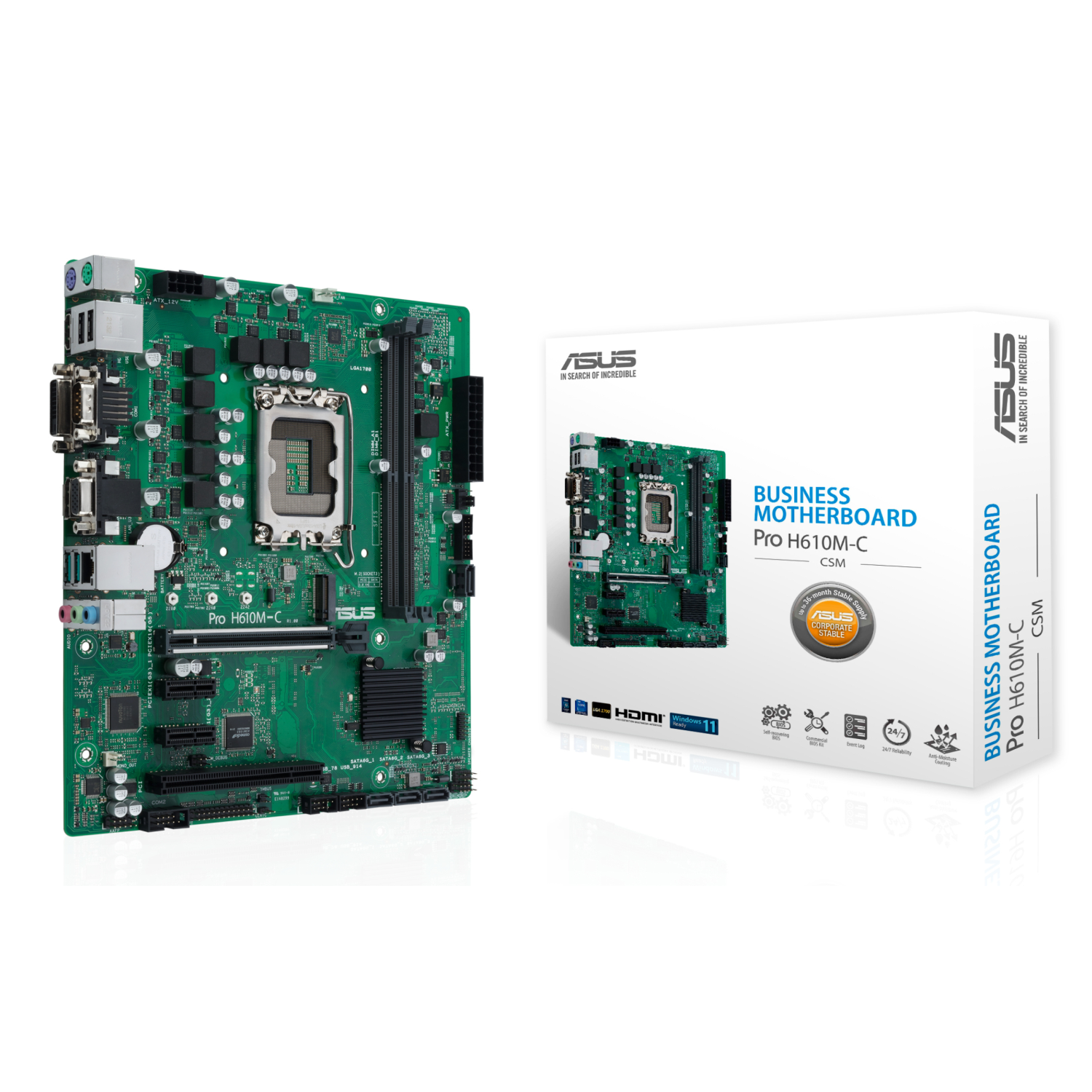 ASUS H610M-C-CSM Motherboards