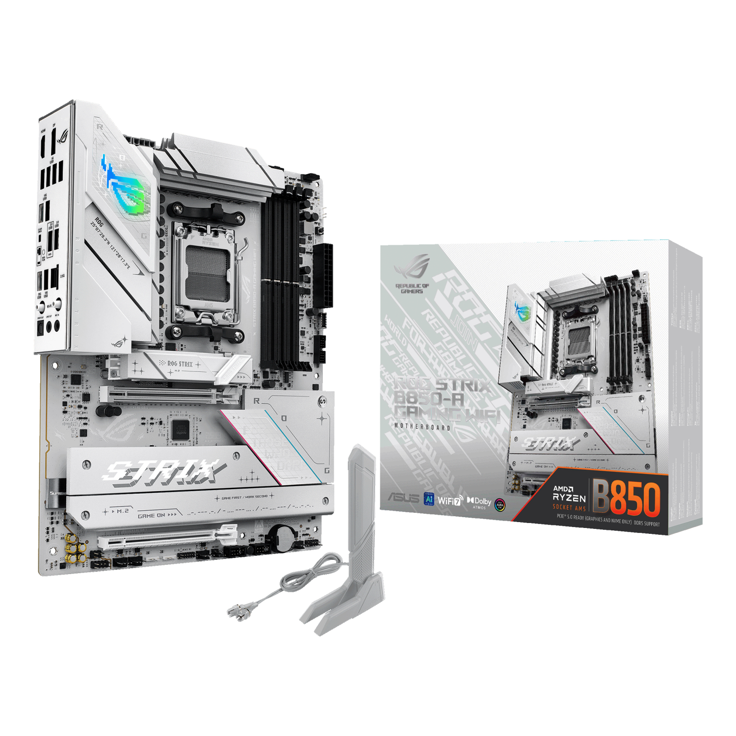 ASUS B850-A Motherboards - White