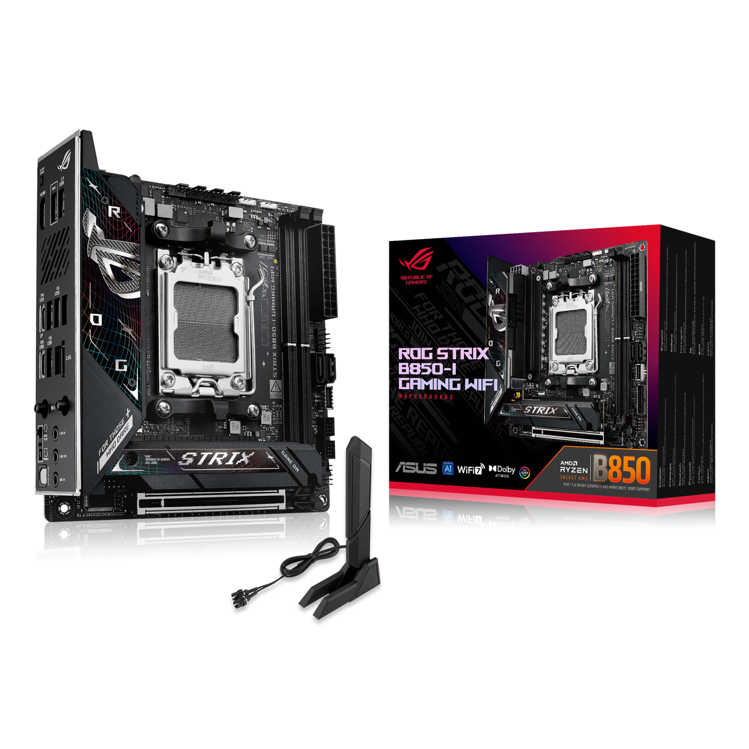 ASUS B850-I Motherboards - Black