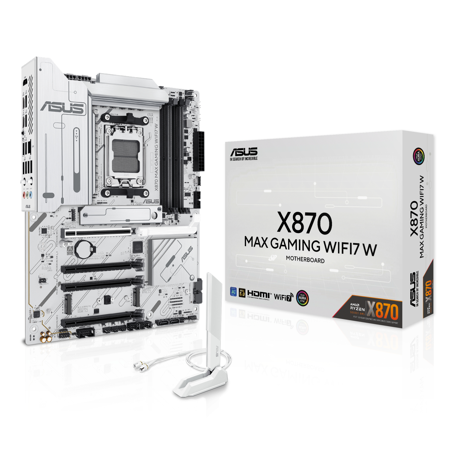 ASUS X870 Motherboards - White