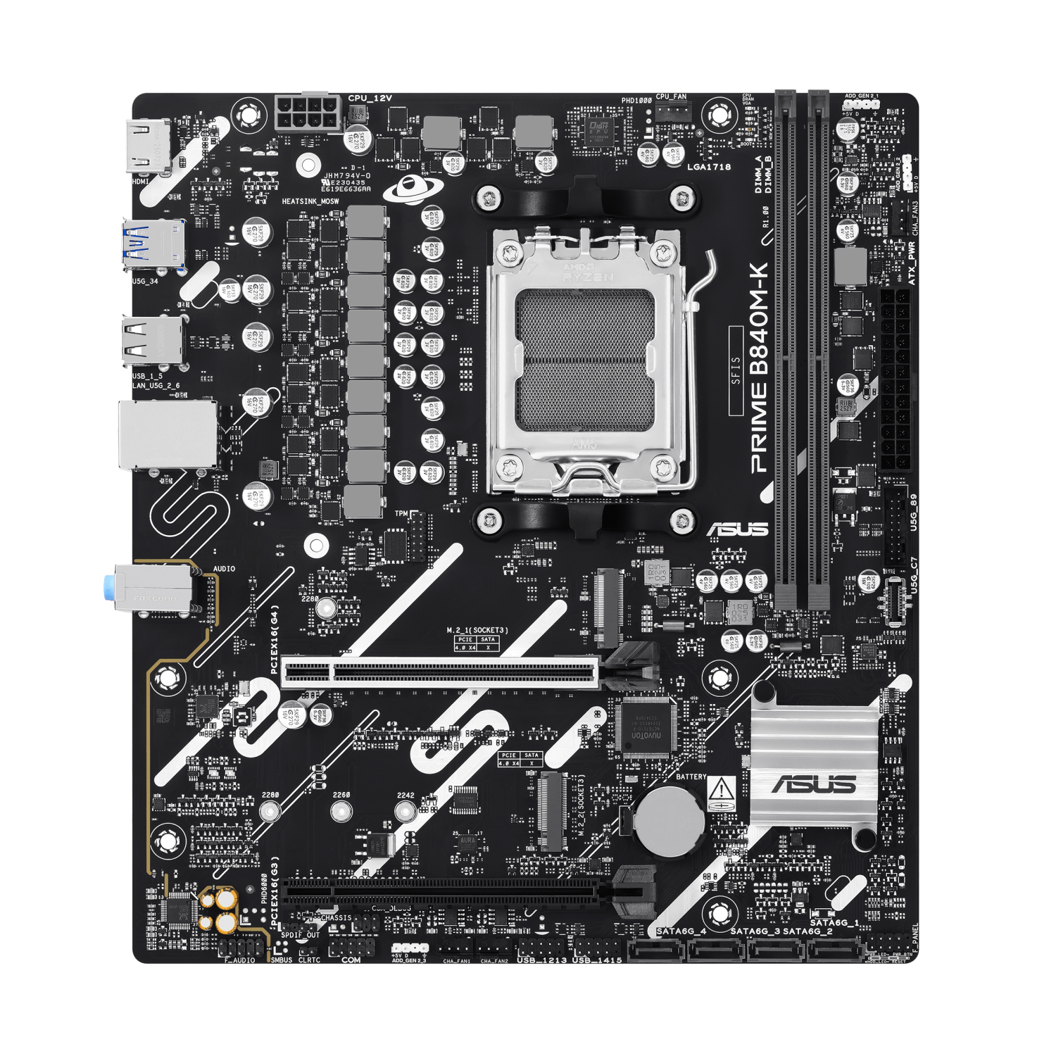 ASUS B840M-K Motherboards - Black