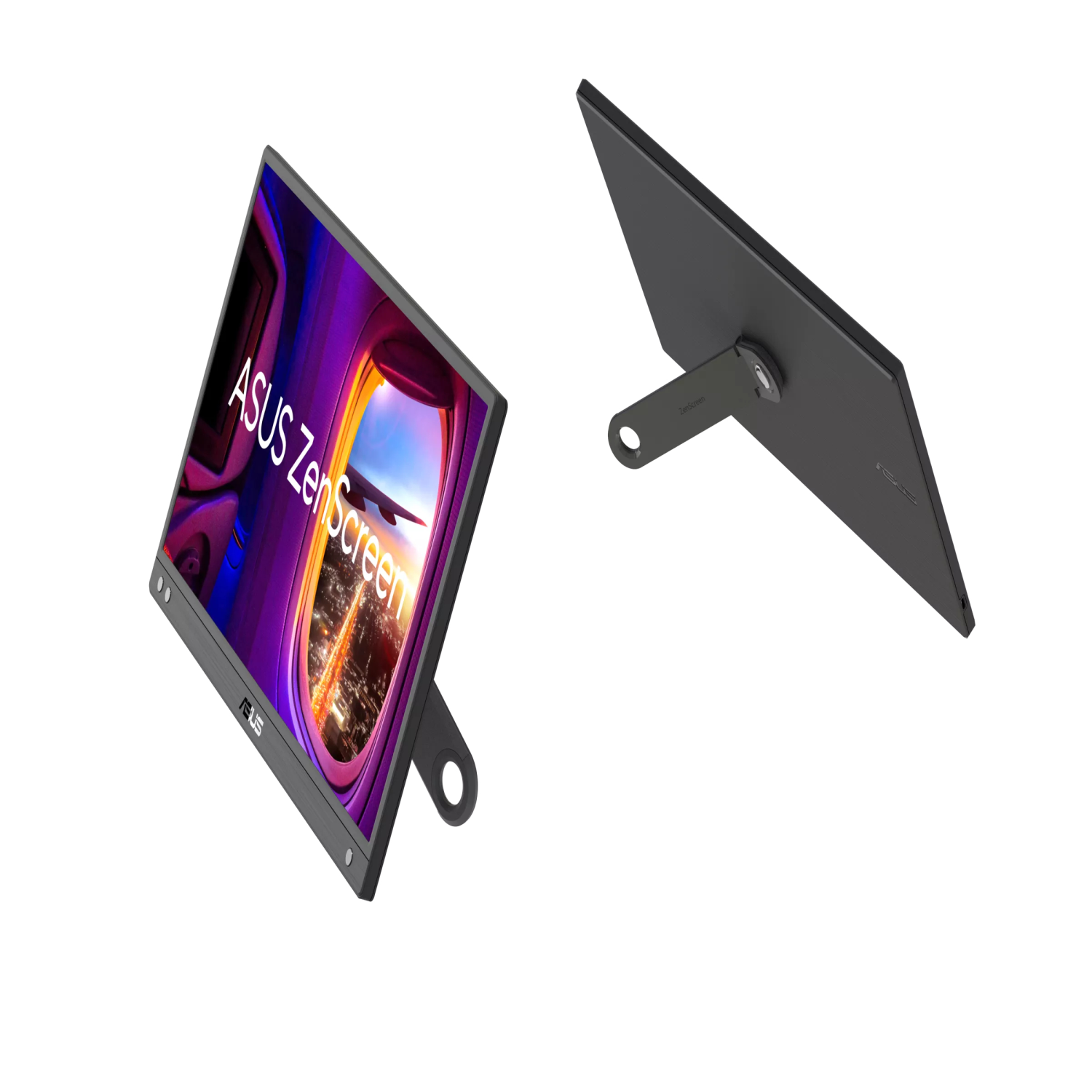 ASUS MB166C Computer Monitors - 15.6 Inches - Black