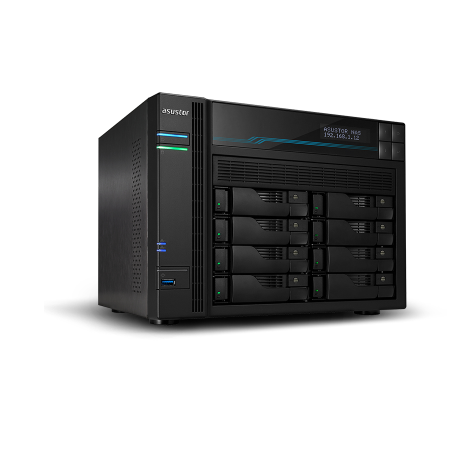 ASUSTOR AS6510T NAS & Storage Servers - 8GB - Black