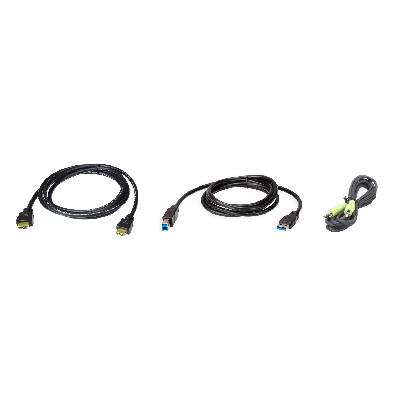 ATEN 2L-7D02UHX3 KVM Cables - Black