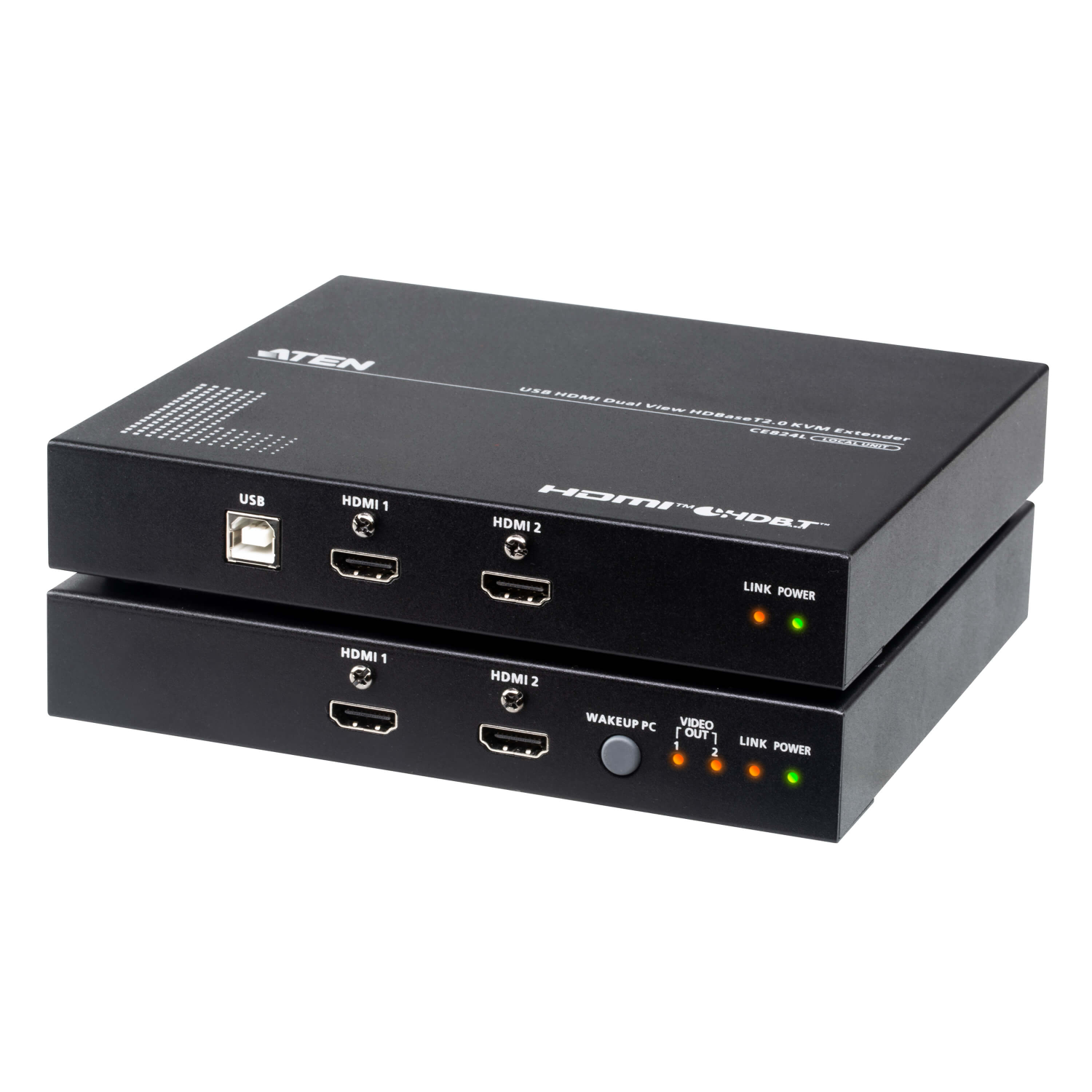 ATEN HDBaseT2 KVM Extenders - Black
