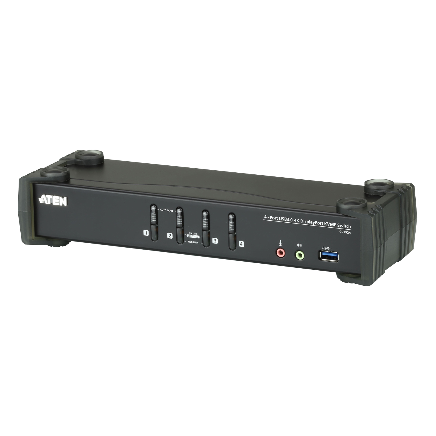 ATEN 4-Port KVM Switches - Black