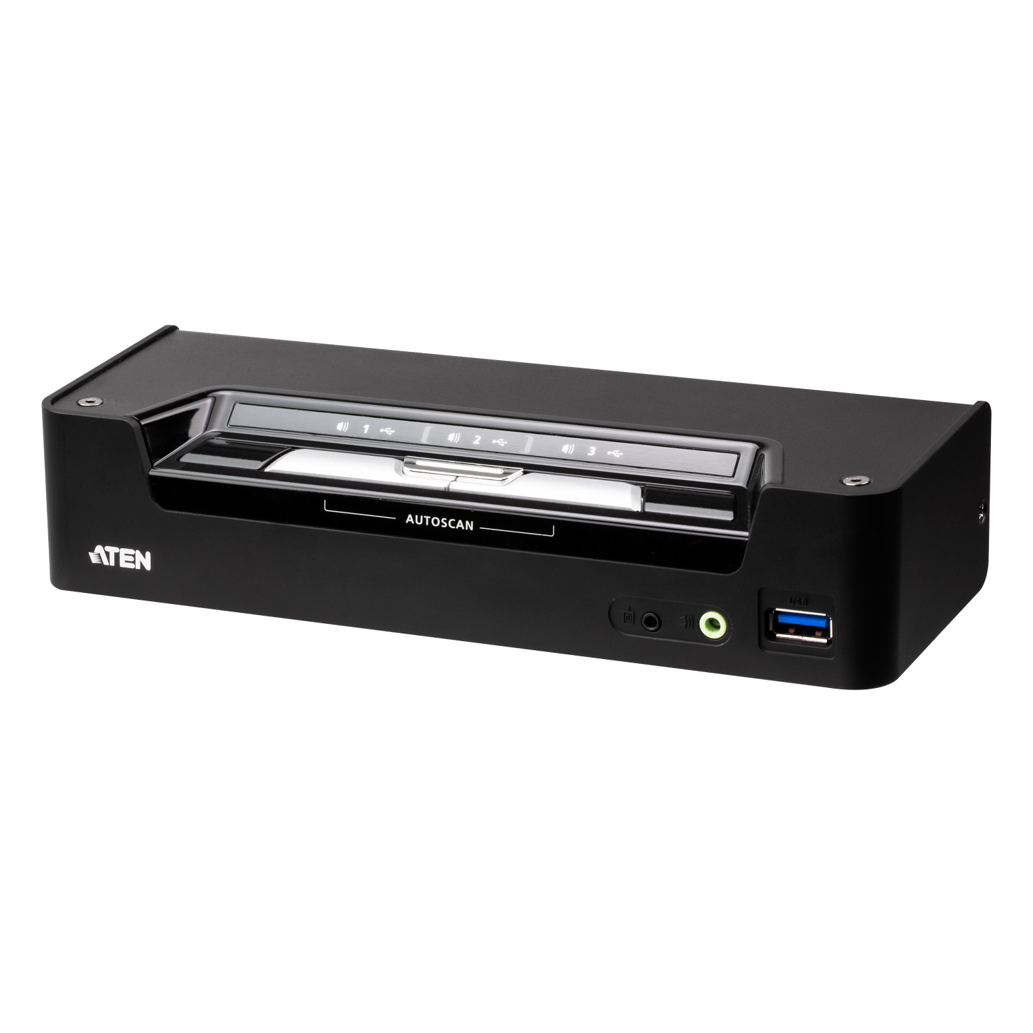 ATEN 3-Port KVM Switches - Black