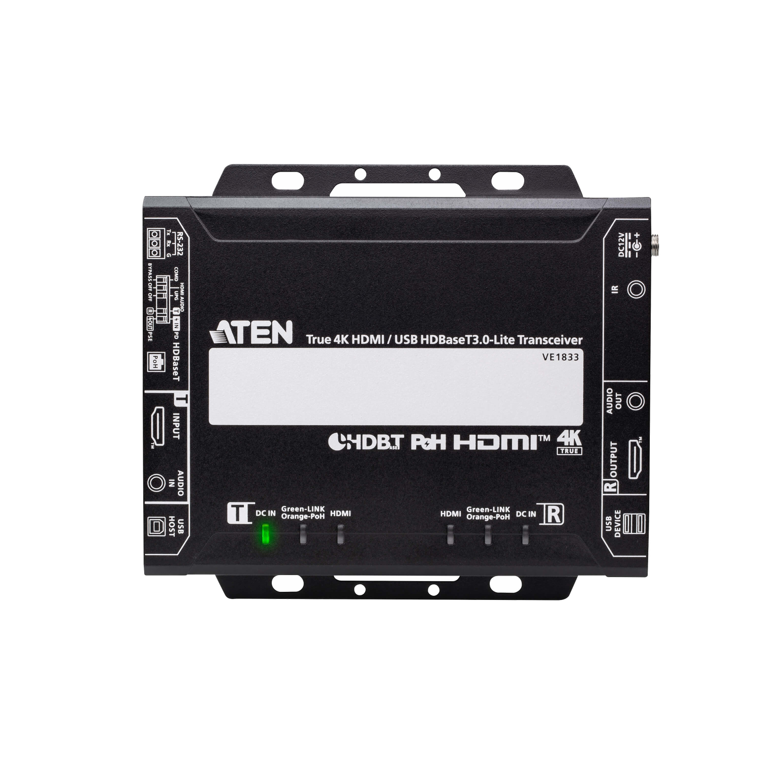 ATEN HDBaseT3 AV Extenders - Black