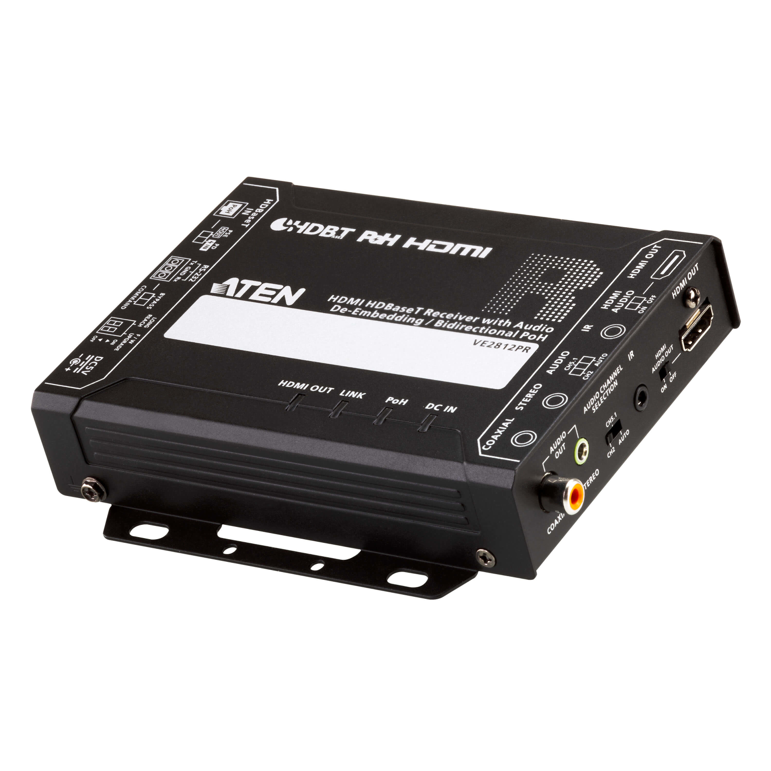 ATEN HDMI HDBT Rx W/Audio Bi-direc POH