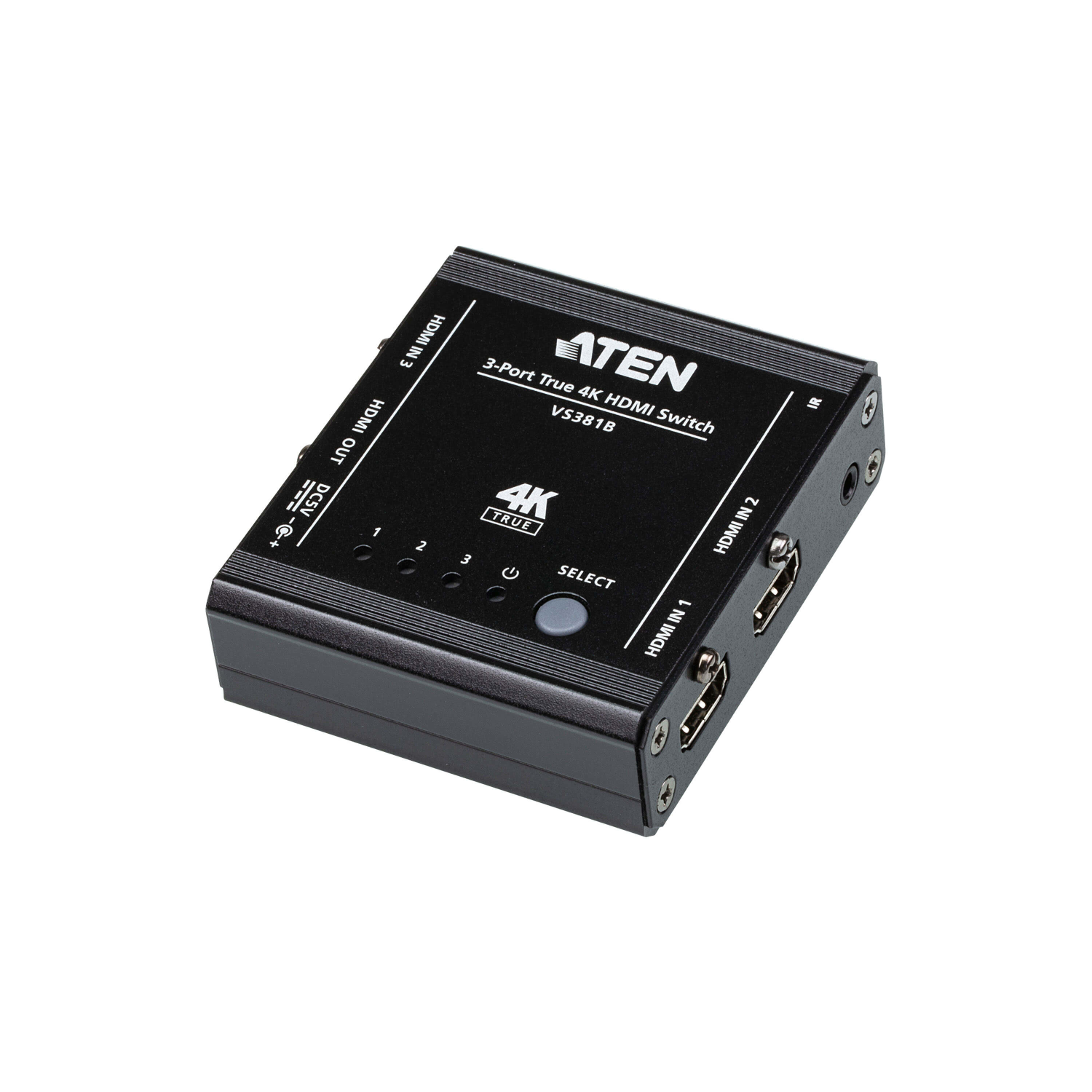 ATEN 3-Port Video Switches - Black