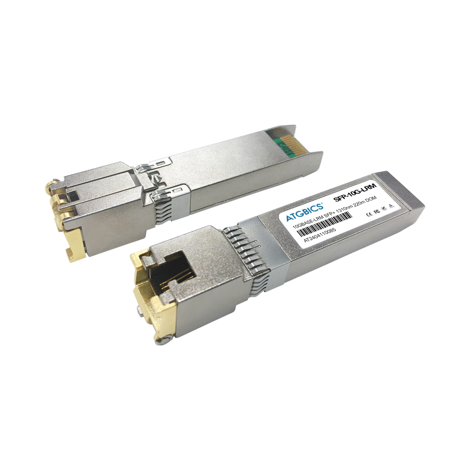 ATGBICS 10G-SFPP-LRM-8 Network Transceiver Modules - Silver