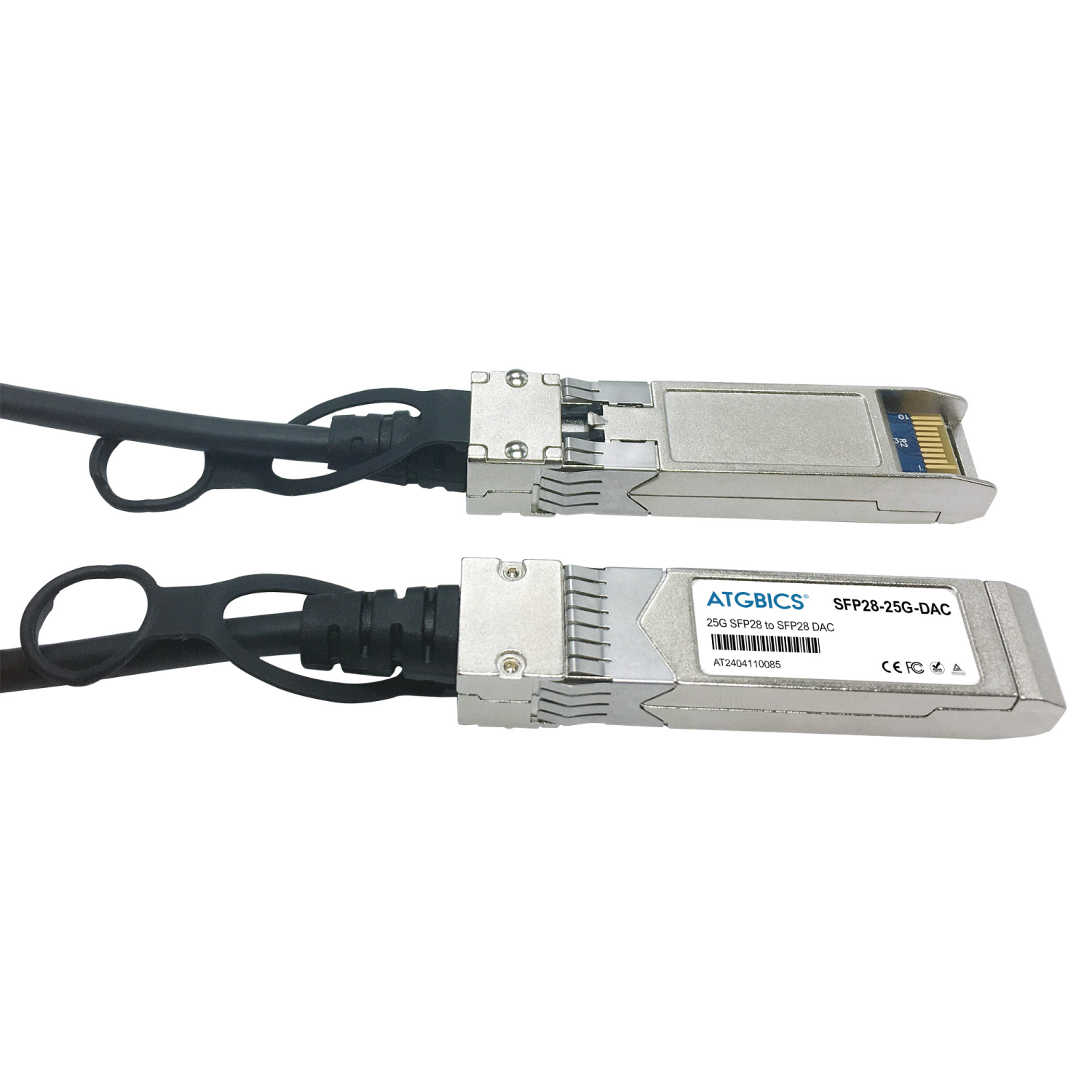 ATGBICS SFP-25G-D-CAB-5M-A Fibre Optic Cables - Black