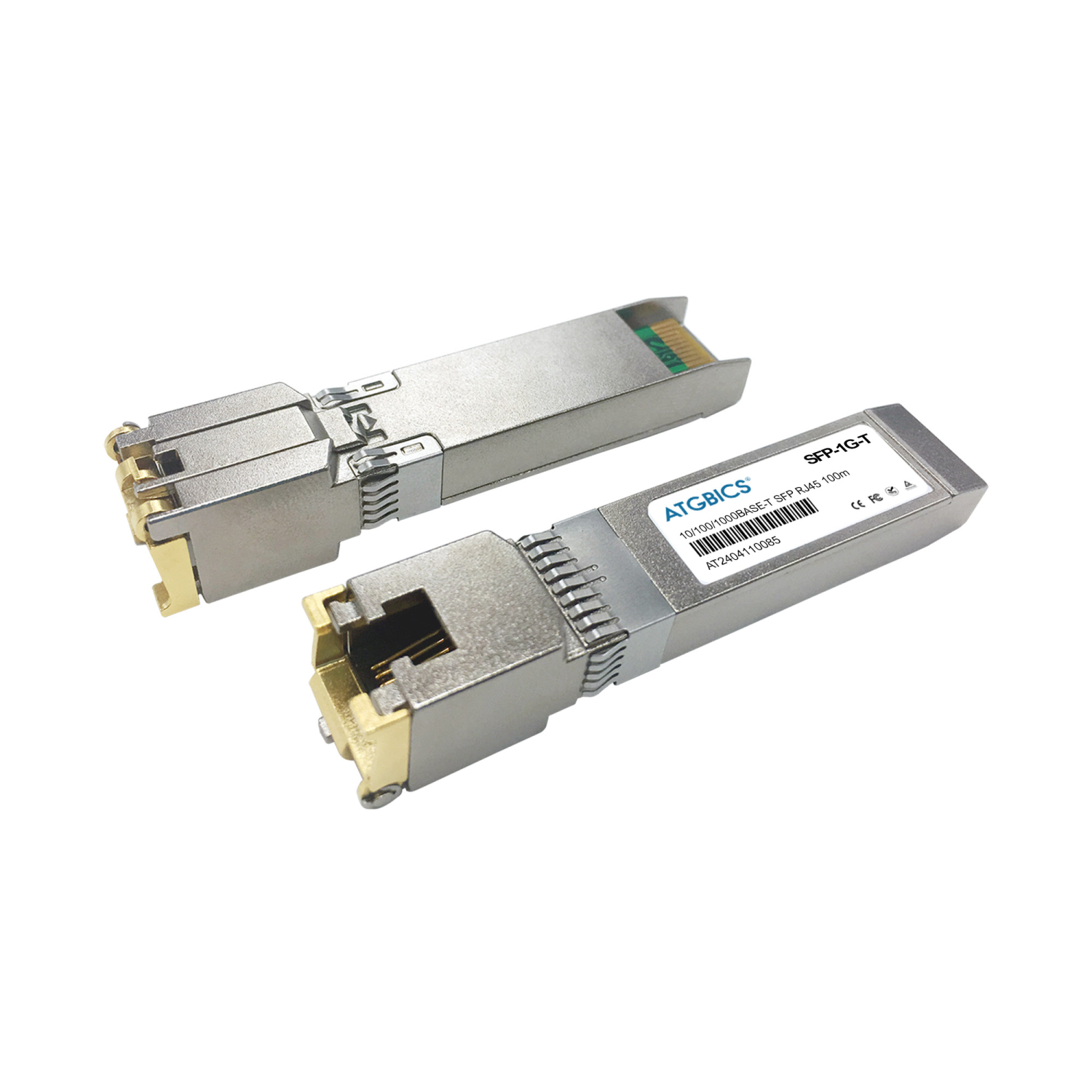 ATGBICS UF-RJ45-1G Network Transceiver Modules - Silver
