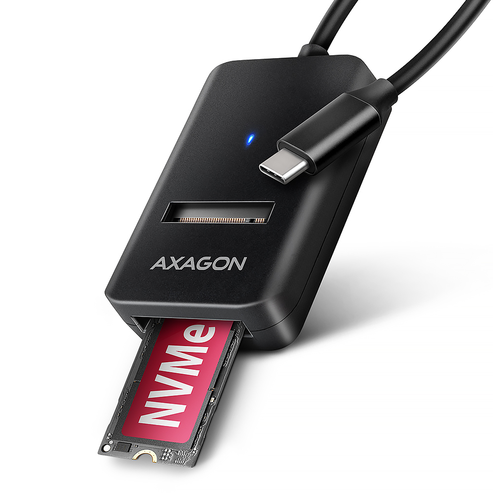 AXAGON ADM2-CM Storage Drive Enclosures - Black