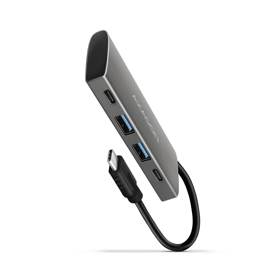 AXAGON HMC-4G2 Interface Hubs - Grey
