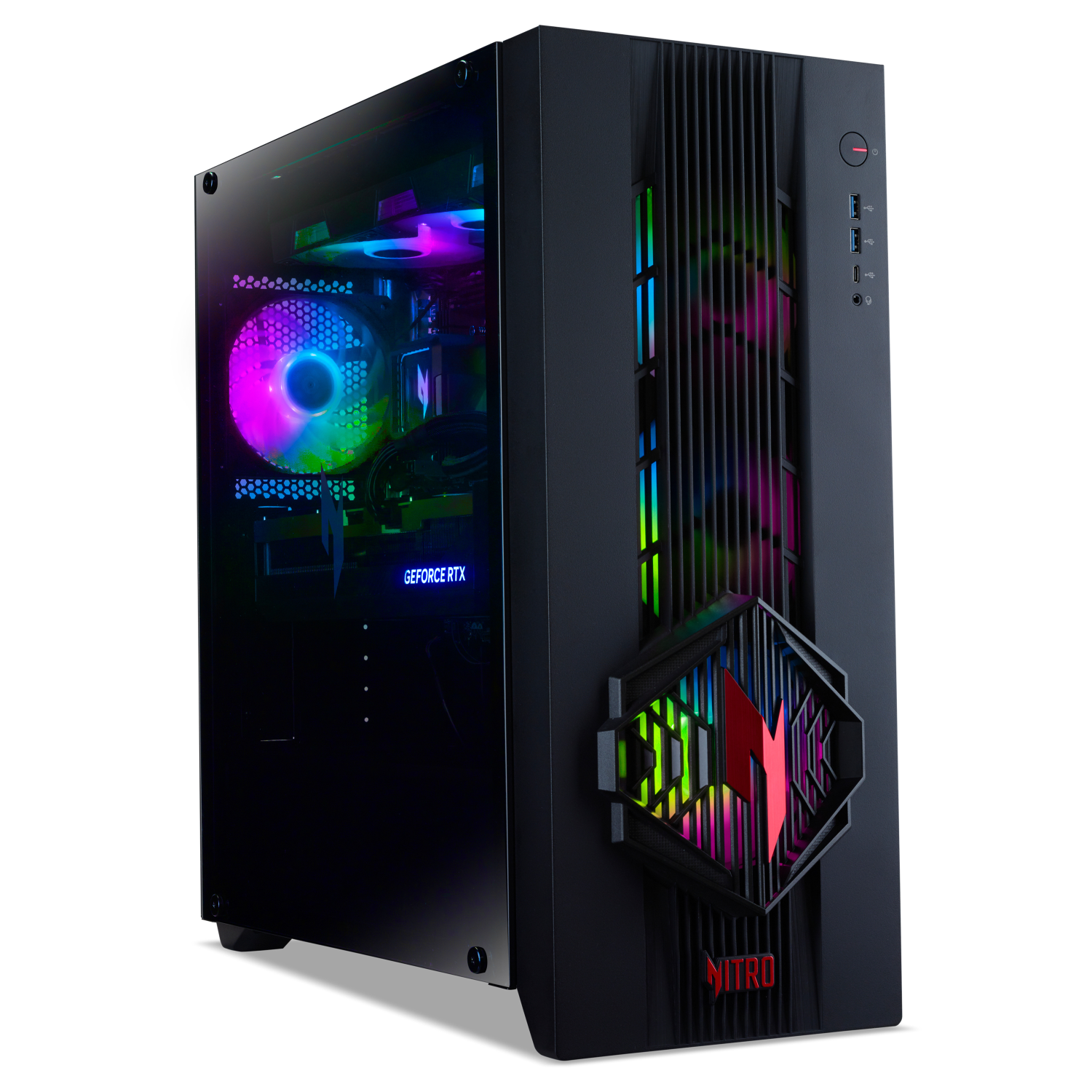 Acer Nitro 70 N70X3D-100_B850 Gaming Desktop Computer - AMD Ryzen 7 9800X3D - 32 GB - 2 TB PCI Express 4.0 SSD