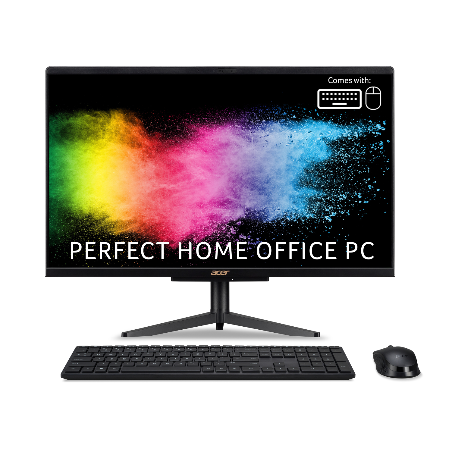 Acer C24-B All-in-One PCs desktops and Workstations - 23.8 Inches - 8GB - Black