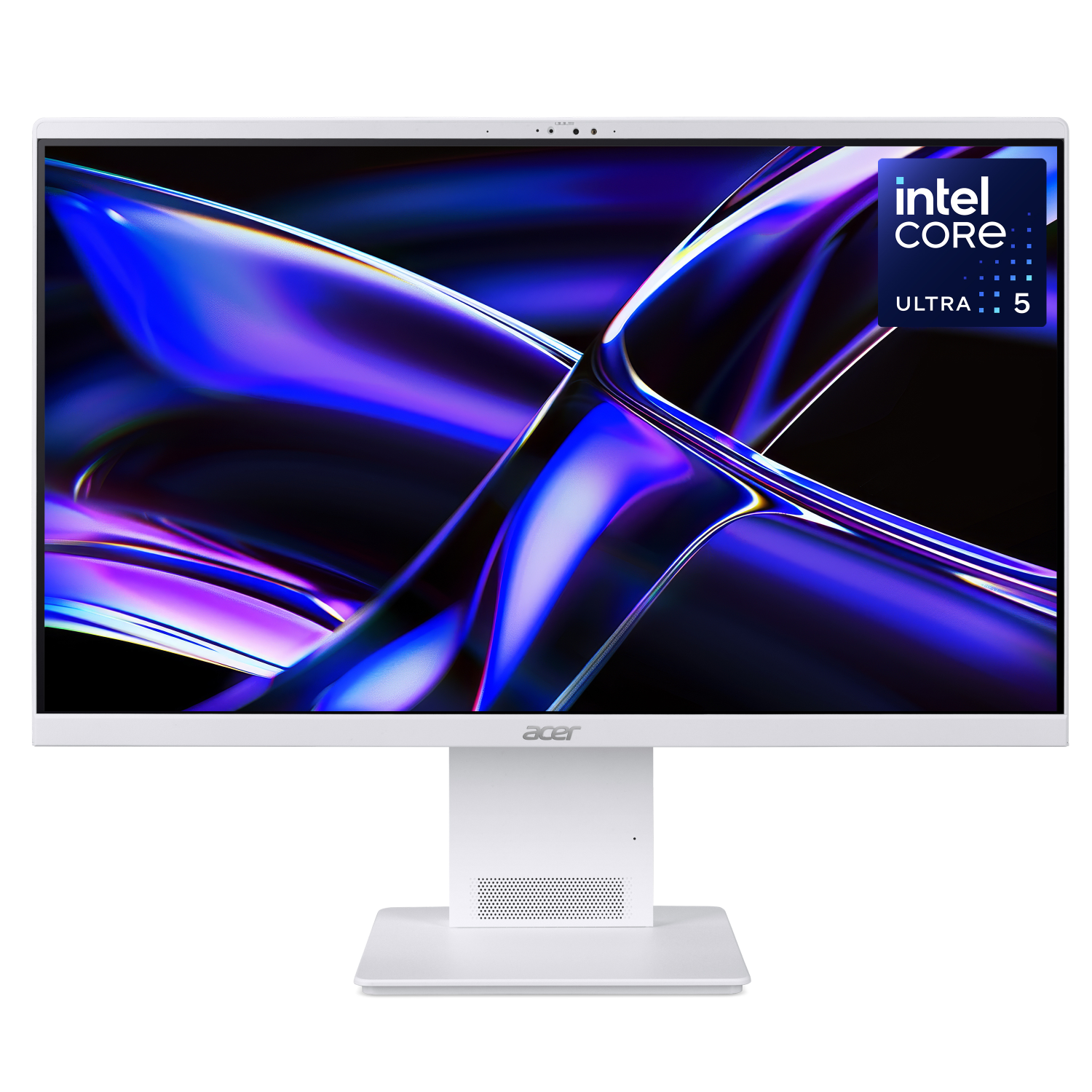 Acer Aspire S24-B All-in-One Desktop - Intel Ultra 5 226V, 16GB, 512GB SSD, Integrated Intel ARC Graphics, 23.8" QHD, Windows 11, White