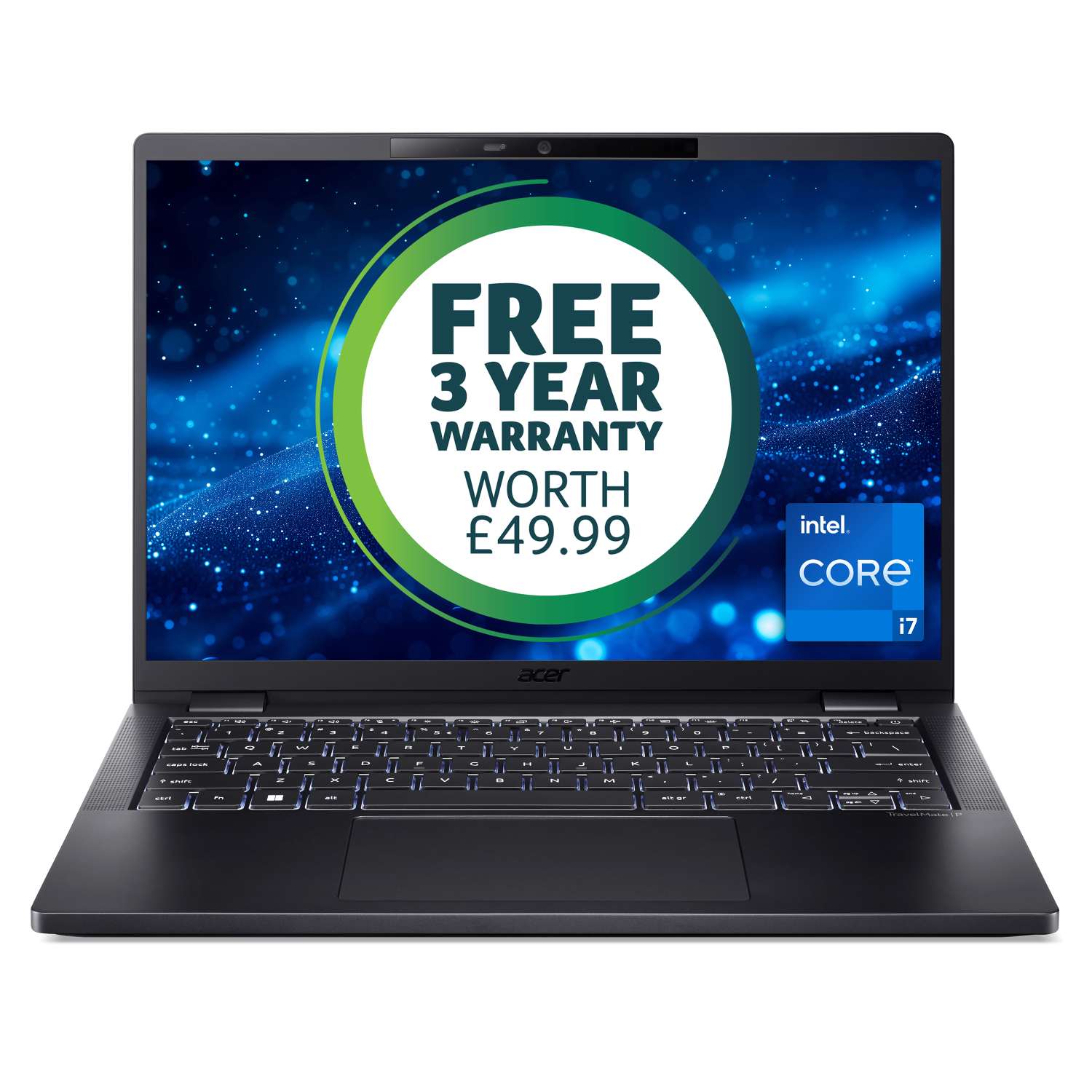 Acer TMP614-53 Laptops - 14 Inches - 16GB - Black